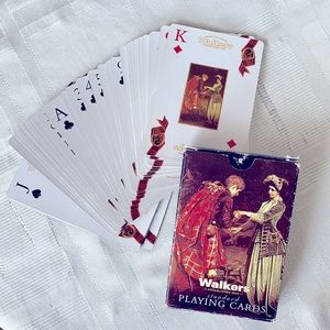 Collectible, playing cards by walkers of Scotland